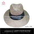 panama straw hat with customer's logo for summer